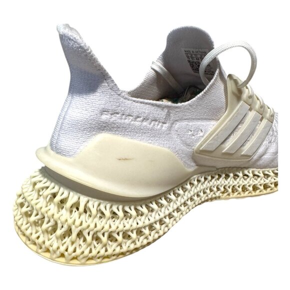 ADIDAS ULTRA 4D PrimeKnit White Athletic Trainers Sneakers Mens 13 US - Picture 8 of 8